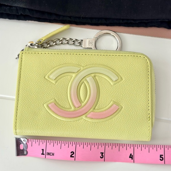 Chanel Leather Keychain Card Wallet - Picture 10 of 12